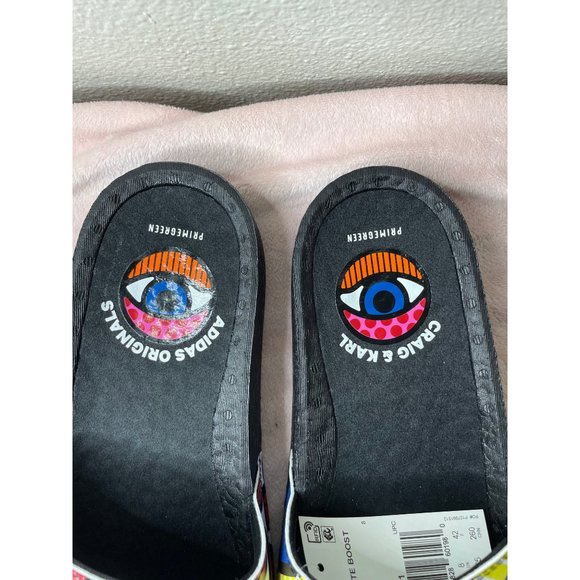 adidas Adilette BOOST Craig Karl Black Men Unisex Slip On Sandal Slide GY5351 main image 5